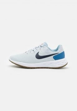 Nike Performance Herren REVOLUTION 6 - Laufschuh Neutral - Pure Platinum/thunder Blue/dark Marina Blue/worn Blue/hot Curry/light Brown