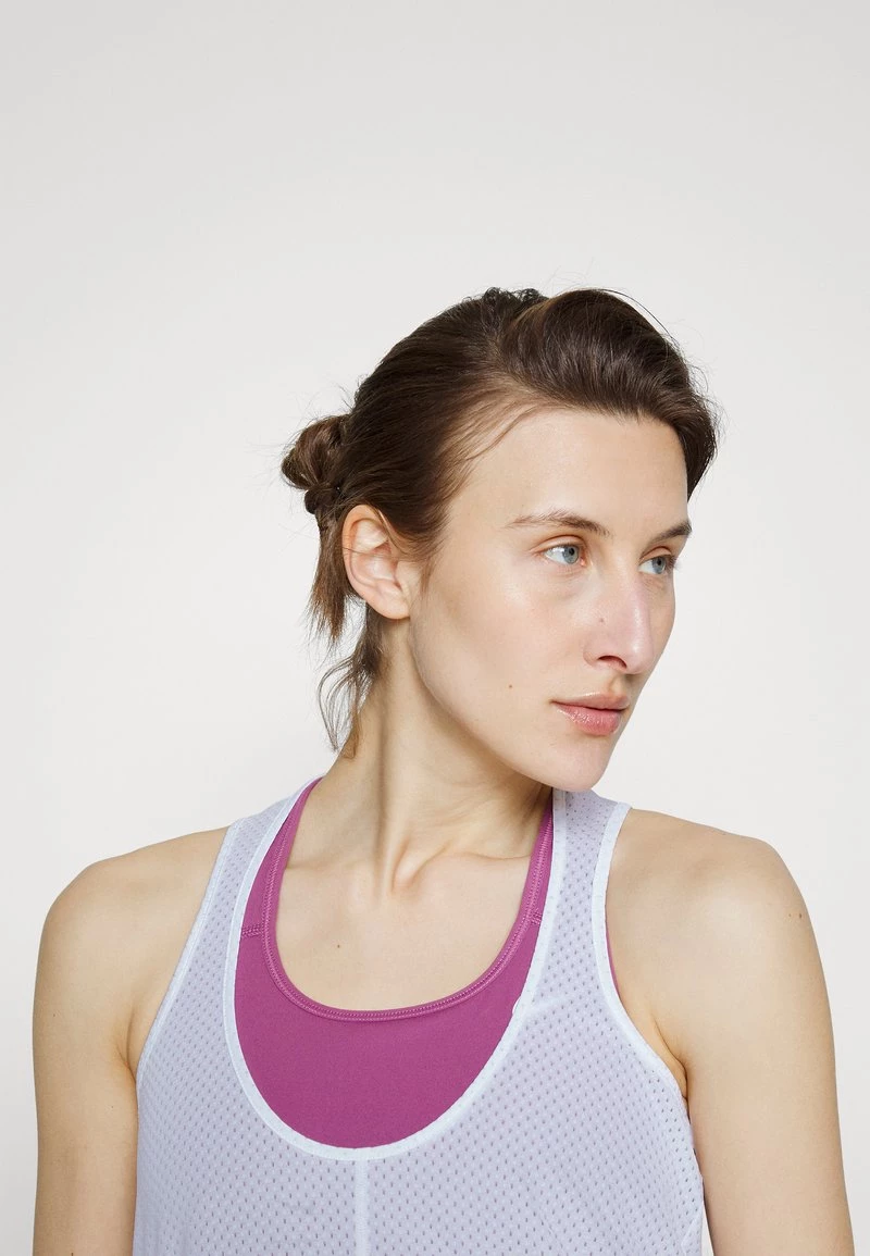 Nike Performance Damen ONE TANK - Top - White/atomic Green 4 Nike Performance Damen ONE TANK - Top - White/atomic Green – Bild 4