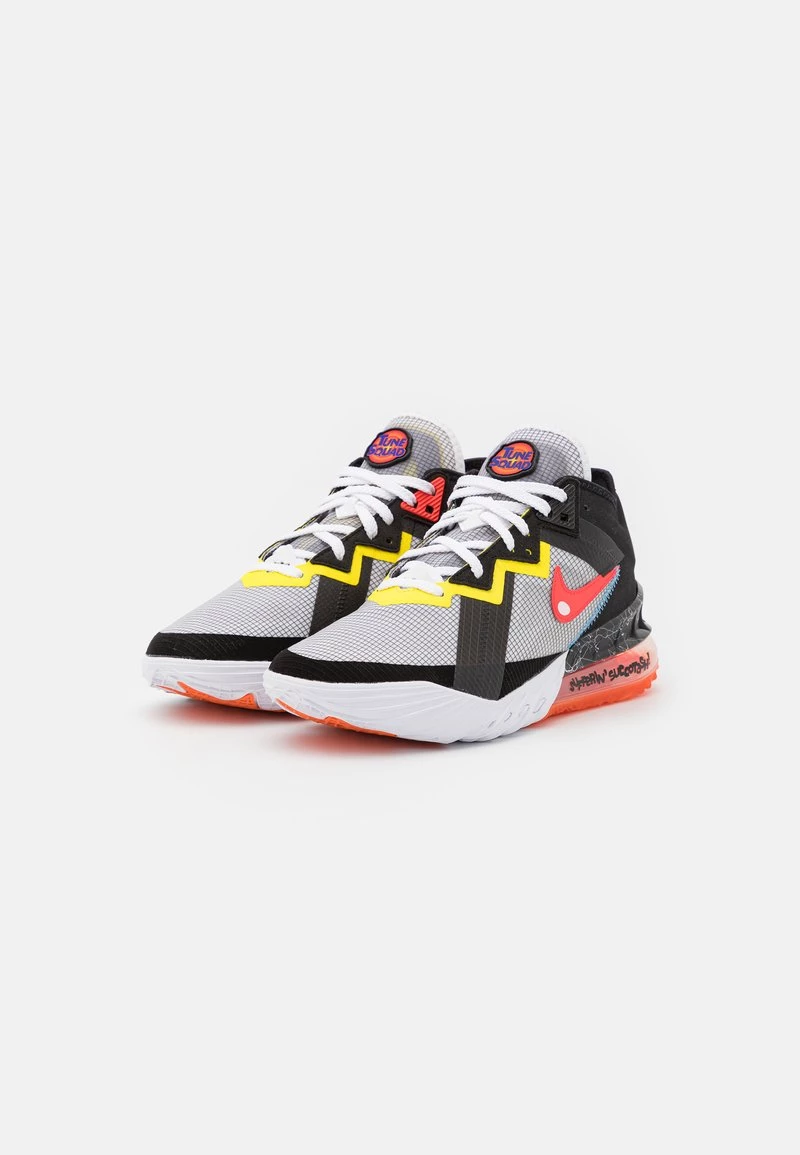 Nike Performance Herren LEBRON XVIII LOW - Basketballschuh - White/bright Crimson/black/yellow Strike 2 Nike Performance Herren LEBRON XVIII LOW - Basketballschuh - White/bright Crimson/black/yellow Strike – Bild 2