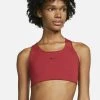Nike Performance Damen BRA - Sport-BH Mit Mittlerer Stützkraft - Pomegranate/black