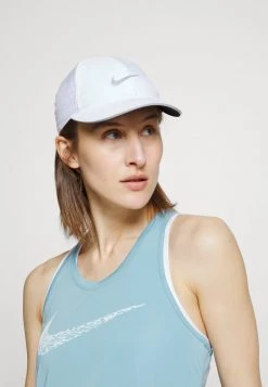 Nike Performance Damen RUN TANK - Top - Worn Blue/white -Angebote Nike Store 4af9e217ef704fc2817e1fa256213bf0