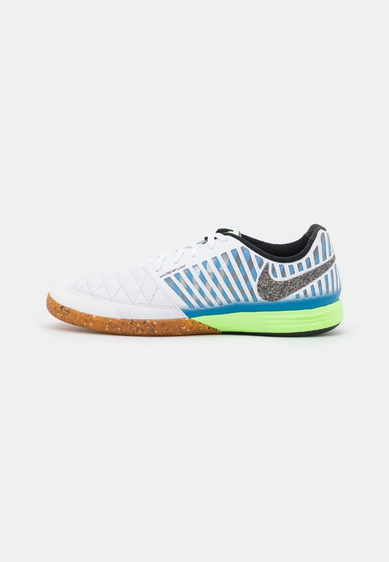 Nike Performance Herren LUNARGATO II - Fußballschuh Halle - Black/lime Glow/light Photo Blue 1 Nike Performance Herren LUNARGATO II - Fußballschuh Halle - Black/lime Glow/light Photo Blue