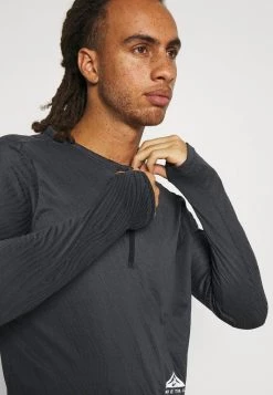 Nike Performance Herren TRAIL - Langarmshirt - Black/dark Smoke Grey -Angebote Nike Store 4b7117abff4c4908b53f448de279158a