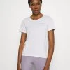 Nike Performance RUN - T-Shirt Basic - Venice/bright Crimson/silver | Damen