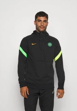 Nike Performance Herren INTER MAILAND - Kapuzenpullover - Black/green Strike/total Orange