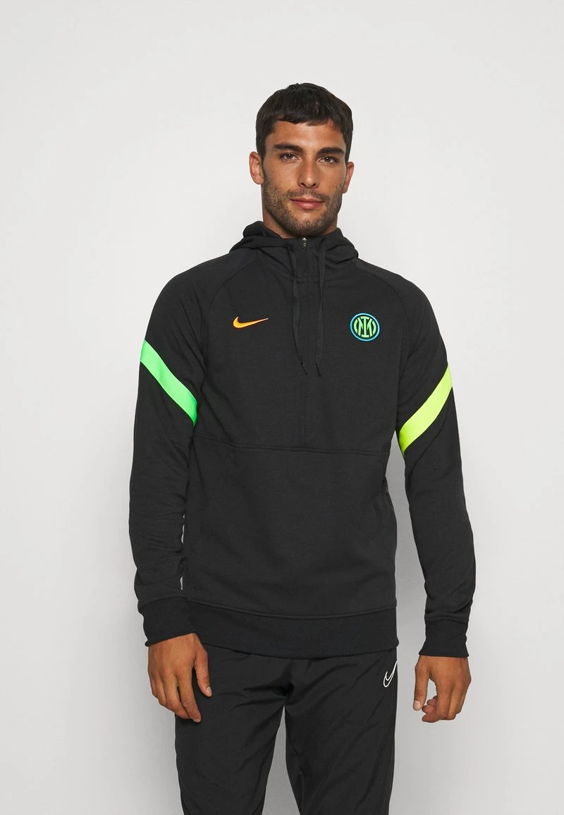 Nike Performance Herren INTER MAILAND - Kapuzenpullover - Black/green Strike/total Orange 1 Nike Performance Herren INTER MAILAND - Kapuzenpullover - Black/green Strike/total Orange