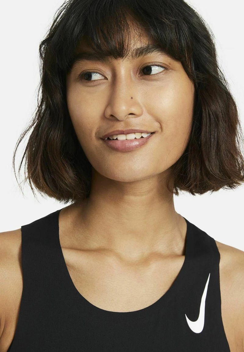 Nike Performance Damen AEROSWIFT - Top - Black/white 4 Nike Performance Damen AEROSWIFT - Top - Black/white – Bild 4