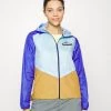 Nike Performance Damen TRAIL - Laufjacke - Aluminum/lapis/midnight Navy/black