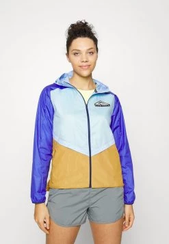 Nike Performance Damen TRAIL - Laufjacke - Aluminum/lapis/midnight Navy/black