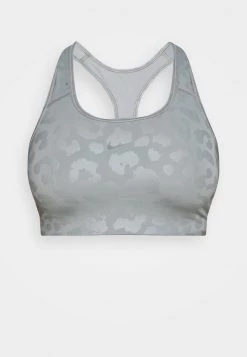 Nike Performance LEOPARD SHINE BRA - Sport-BH Mit Mittlerer Stützkraft - Particle Grey | Damen -Angebote Nike Store 4c7201c7e7714f2a91323696306c52bd