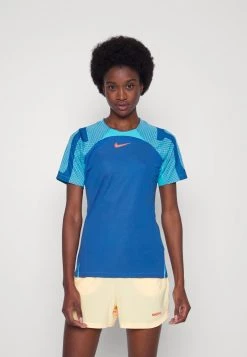 Nike Performance Damen STRIKE - Sport T-shirt - Marina Blue/chlorine Blue/siren Red