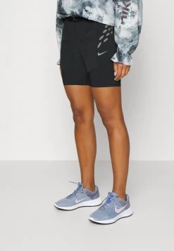 Nike Performance Damen RUN SHORT - Kurze Sporthose - Black
