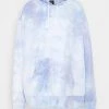 Nike Performance Damen HOODIE PLUS - Langarmshirt - Light Racer Blue/white