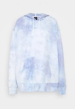 Nike Performance Damen HOODIE PLUS - Langarmshirt - Light Racer Blue/white