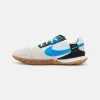 Nike Performance Herren STREETGATO - Fußballschuh Halle - White/light Photo Blue/black/lime Glow