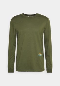 Nike Performance TEE LS TRAIL - Langarmshirt - Rough Green | Herren