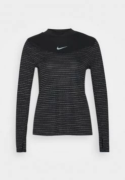 Nike Performance RUN - Langarmshirt - Black/atomic Orange | Damen -Angebote Nike Store 4d0b64604db94a8db5a0f7193881c5e7