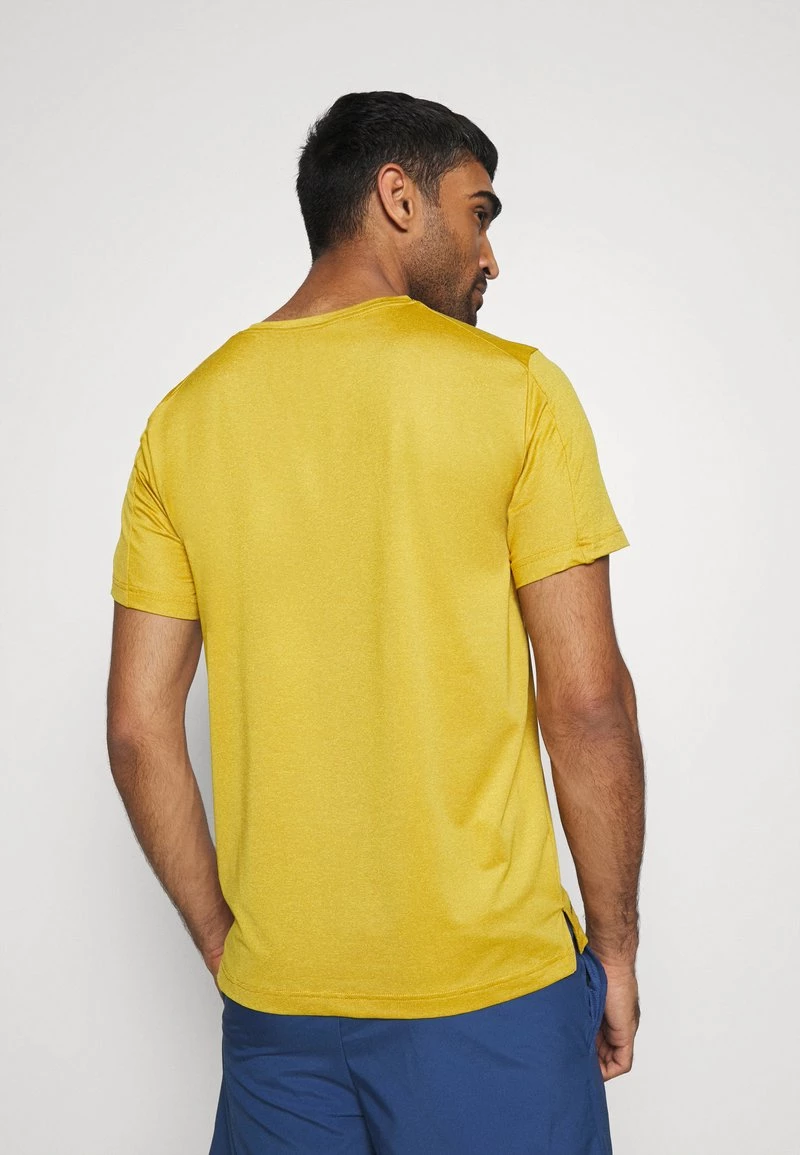 Nike Performance Herren T-Shirt Basic - Tawny/dark Sulfur/heather/black 3 Nike Performance Herren T-Shirt Basic - Tawny/dark Sulfur/heather/black – Bild 3