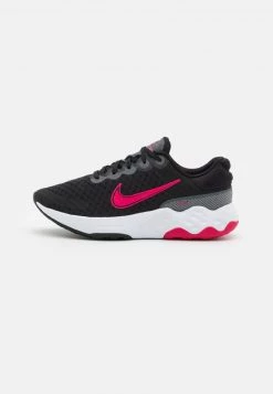Nike Performance Damen RENEW RIDE 3 - Laufschuh Neutral - Black/rush Pink/dark Smoke Grey/white/pure Platinum/iron Grey