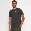 Nike Performance HYPER DRY - T-Shirt Print - Black/iron Grey/heather/white | Herren