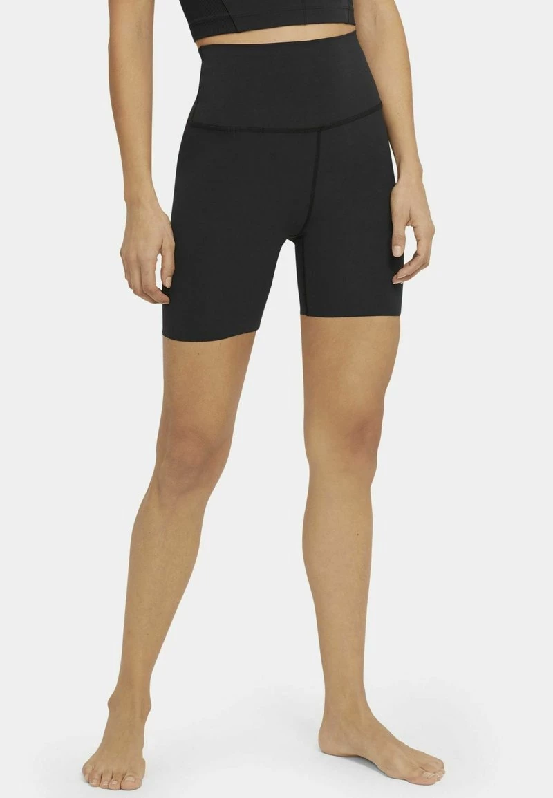 Nike Performance Damen THE YOGA LUXE SHORT - Tights - Black/dark Smoke Grey 6 Nike Performance Damen THE YOGA LUXE SHORT - Tights - Black/dark Smoke Grey – Bild 6