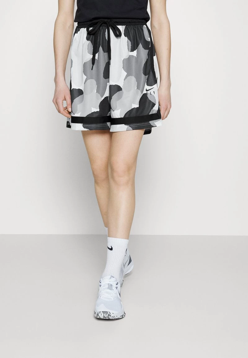 Nike Performance Damen FLY CROSSOVER SEASONAL - Kurze Sporthose - Smoke Grey/black 1 Nike Performance Damen FLY CROSSOVER SEASONAL - Kurze Sporthose - Smoke Grey/black