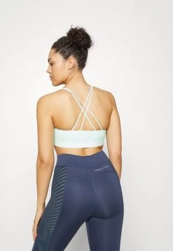 Nike Performance Damen LUXE BRA - Sport-BH Mit Mittlerer Stützkraft - Mint Foam/grey Fog -Angebote Nike Store 4dcf2c697d934d24a9fe0e29af8f362b