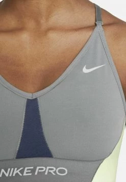 Nike Performance Damen DRI-FIT INDY GEWATTEERDE SPORT-BH MET KLEURBLOKKEN EN LICHT - Sport BH - Smoke Grey -Angebote Nike Store 4e12796f13ca4d3c8062f452935e7fc2