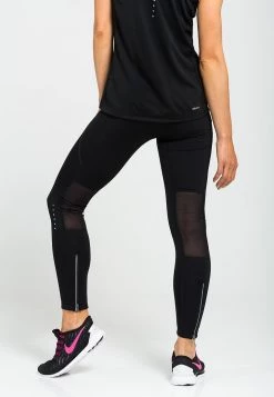 Nike Performance TECH - Tights - Black/reflective Silver | Damen -Angebote Nike Store 4ebacf01c0f04aec8449786df4fe2aba
