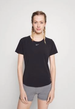 Nike Performance Damen ONE LUXE - T-Shirt Basic - Black/silver