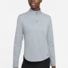 Nike Performance NIKE THERMA-FIT ONE LANGARM-OBERTEIL MIT HALBREISSVERSCHLUSS FÜR DAMEN - Fleecepullover - Particle Grey/htr/(black)