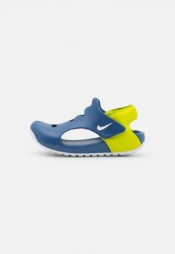 Nike Performance SUNRAY PROTECT 3 UNISEX - Badesandale - Mystic Navy/white/atomic Green