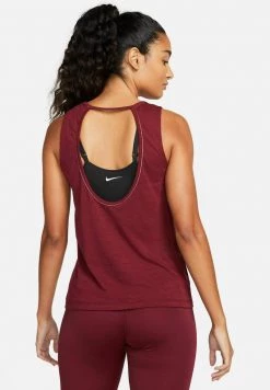 Nike Performance Damen YOGA DRI-FIT - Top - Pflaume -Angebote Nike Store 5152878f039f48fda5c73edfc861695e