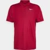 Nike Performance Herren Poloshirt - Pomegranate/white