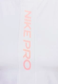 Nike Performance TANK FEMME - Sport T-shirt - White/bright Mango/grey Fog | Damen -Angebote Nike Store 51993332049c4d8cb6a596c339a01fb8