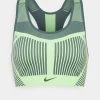 Nike Performance FLYKNIT BRA - Sport-BH Mit Starker Stützkraft - Lime Glow/hasta | Damen