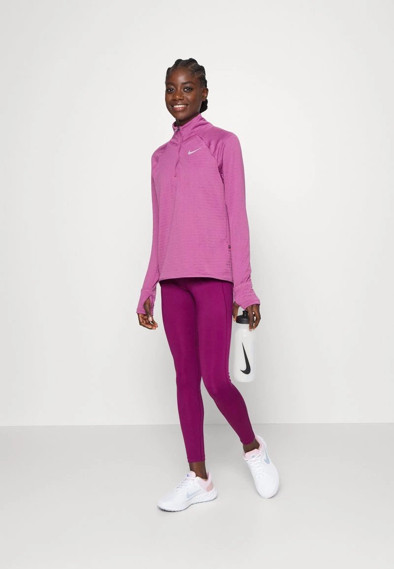 Nike Performance Damen EPIC FAST - Tights - Sangria/silver 2 Nike Performance Damen EPIC FAST - Tights - Sangria/silver – Bild 2