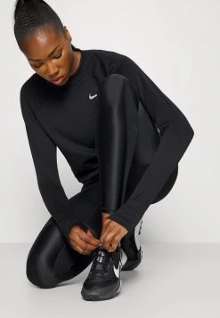 Nike Performance Damen ELEMENT CREW - Langarmshirt - Black/reflective Silver -Angebote Nike Store 527534390e024d5daf76bd10ad8b9a07