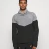 Nike Performance Herren RUN - Sweatshirt - Black/pure/silver