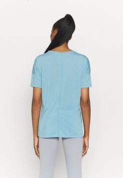 Nike Performance Damen LAYER - T-Shirt Basic - Cerulean Heather/glacier Blue/light Armory Blue -Angebote Nike Store 528aa62e9ef6436d8a9deccd38b1b866