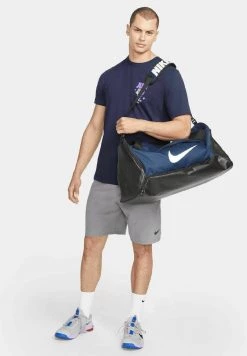 Nike Performance BRASILIA M DUFFLE - Sporttasche - Dunkelblau | Unisex