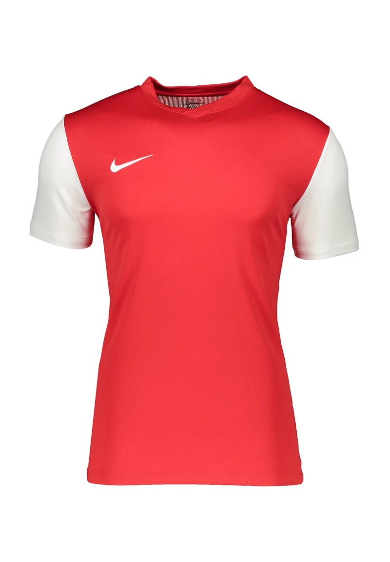 Nike Performance Herren TIEMPO PRE - Sport T-shirt - Rotweiss 1 Nike Performance Herren TIEMPO PRE - Sport T-shirt - Rotweiss
