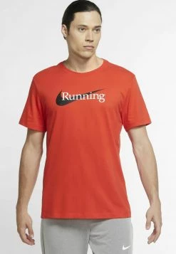 Nike Performance Herren T-Shirt Print - Chile Red