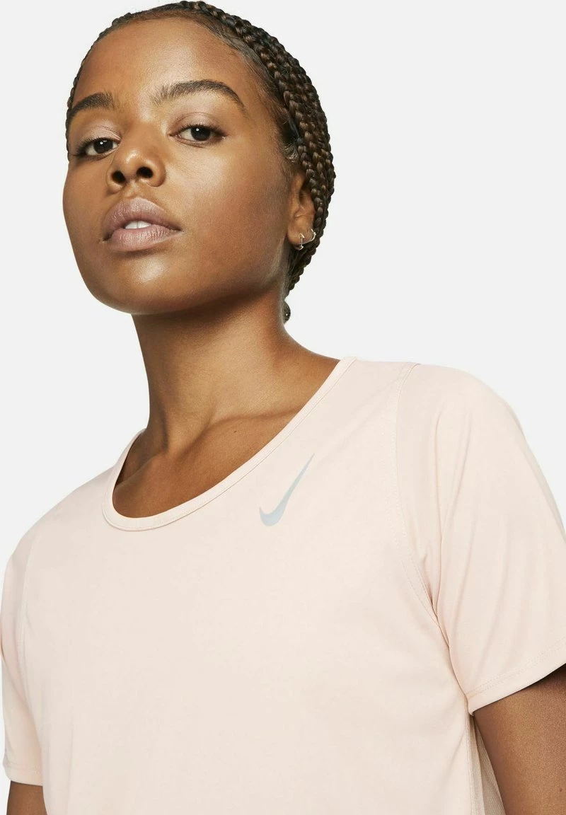 Nike Performance Damen RACE - Sport T-shirt - Pink Oxford 4 Nike Performance Damen RACE - Sport T-shirt - Pink Oxford – Bild 4