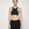 Nike Performance Damen BRA - Sport-BH Mit Mittlerer Stützkraft - Black/sanddrift/iron Grey