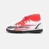 Nike Performance MERCURIAL 8 CLUB CR7 TF - Fußballschuh Multinocken - Chile Red/black/white/total Orange | Unisex