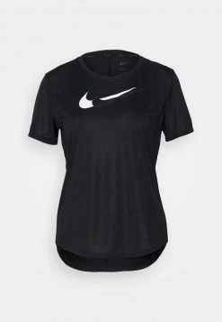 Nike Performance Damen RUN - T-Shirt Print - Black/white -Angebote Nike Store 54f8d87ab2c84451b3ec3563c3f707d4