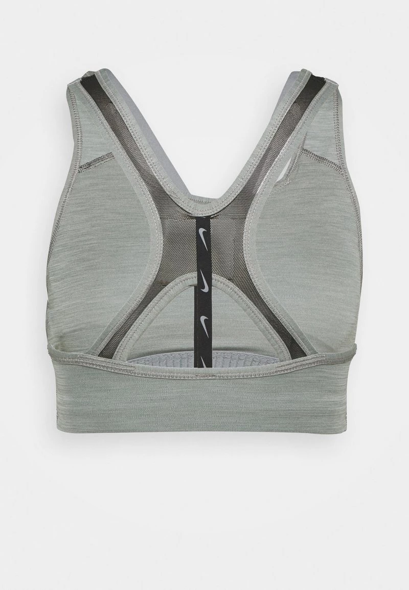 Nike Performance Damen LOGO BRA - Sport-BH Mit Mittlerer Stützkraft - Particle Grey/black 2 Nike Performance Damen LOGO BRA - Sport-BH Mit Mittlerer Stützkraft - Particle Grey/black – Bild 2