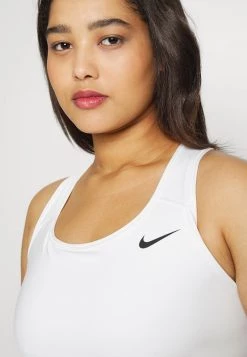 Nike Performance Damen W NK DF SWSH NON PAD PLUS - Sport-BH Mit Mittlerer Stützkraft - White/black -Angebote Nike Store 559dab8fd0904c3fb86755f0383db021