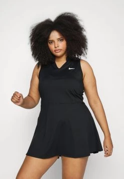 Nike Performance VICTORY DRESS PLUS - Sportkleid - Black/white | Damen